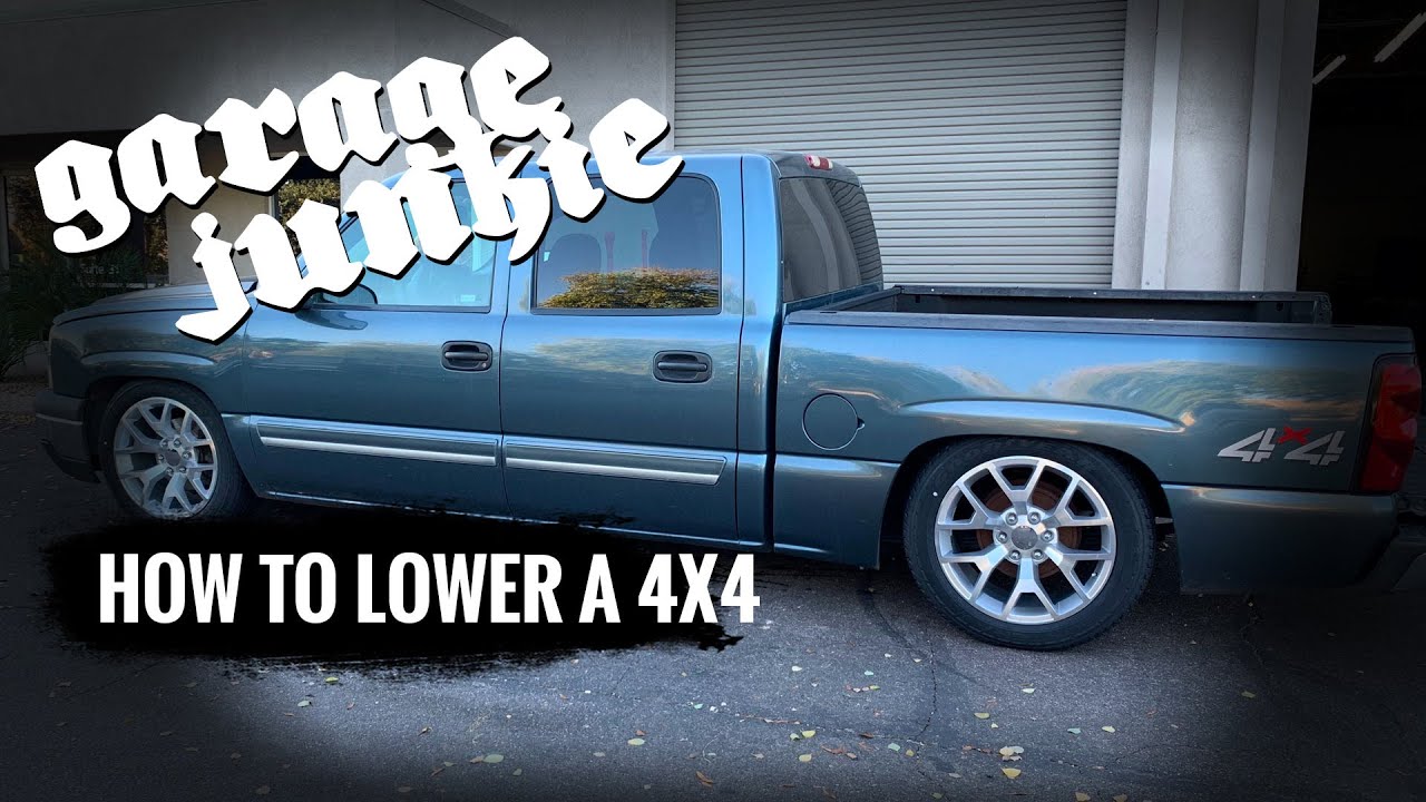 how low can you lower a 4x4 silverado