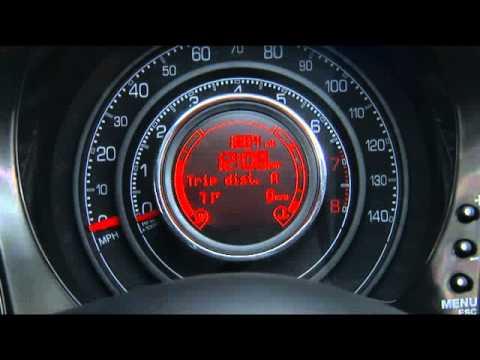 how to check mileage on fiat 500