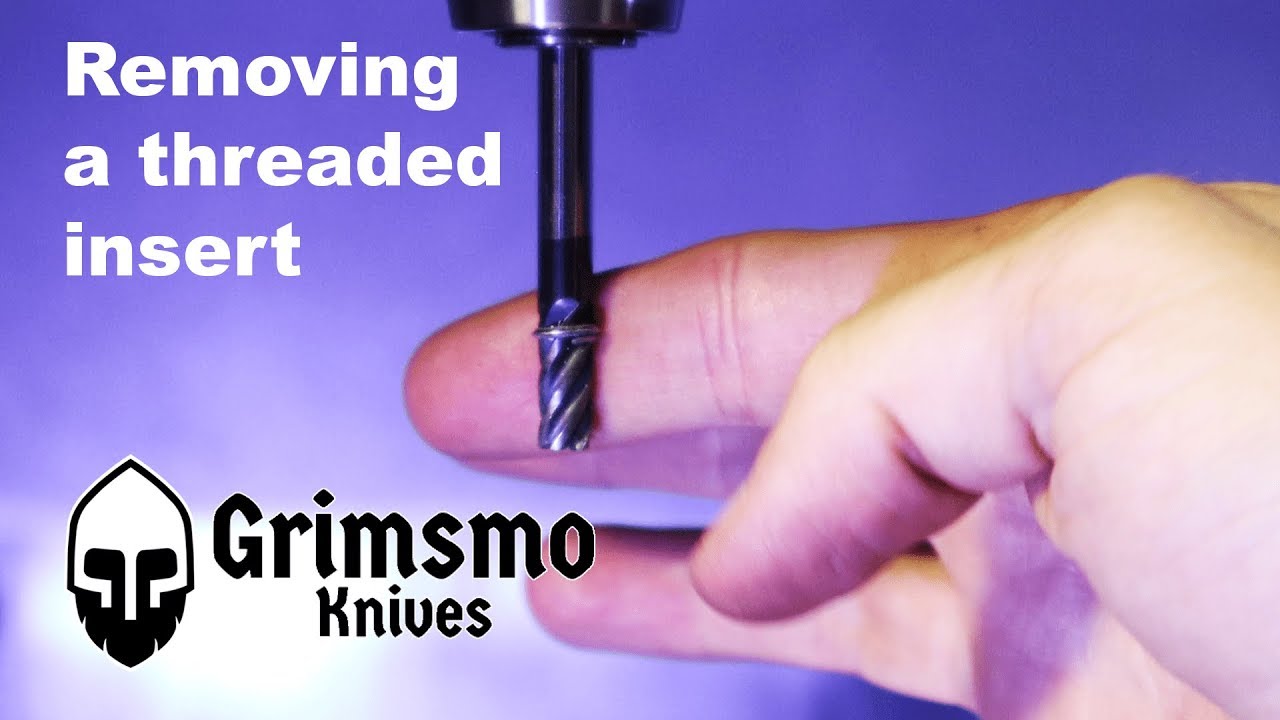 how to remove threaded inserts