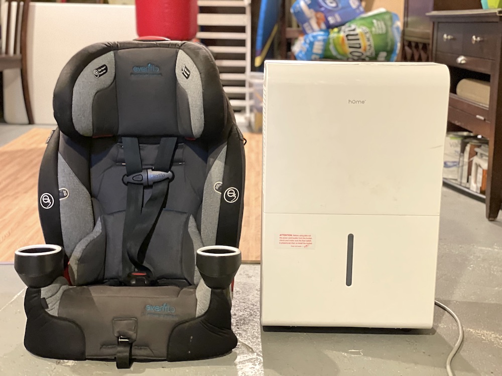 how to store a car seat