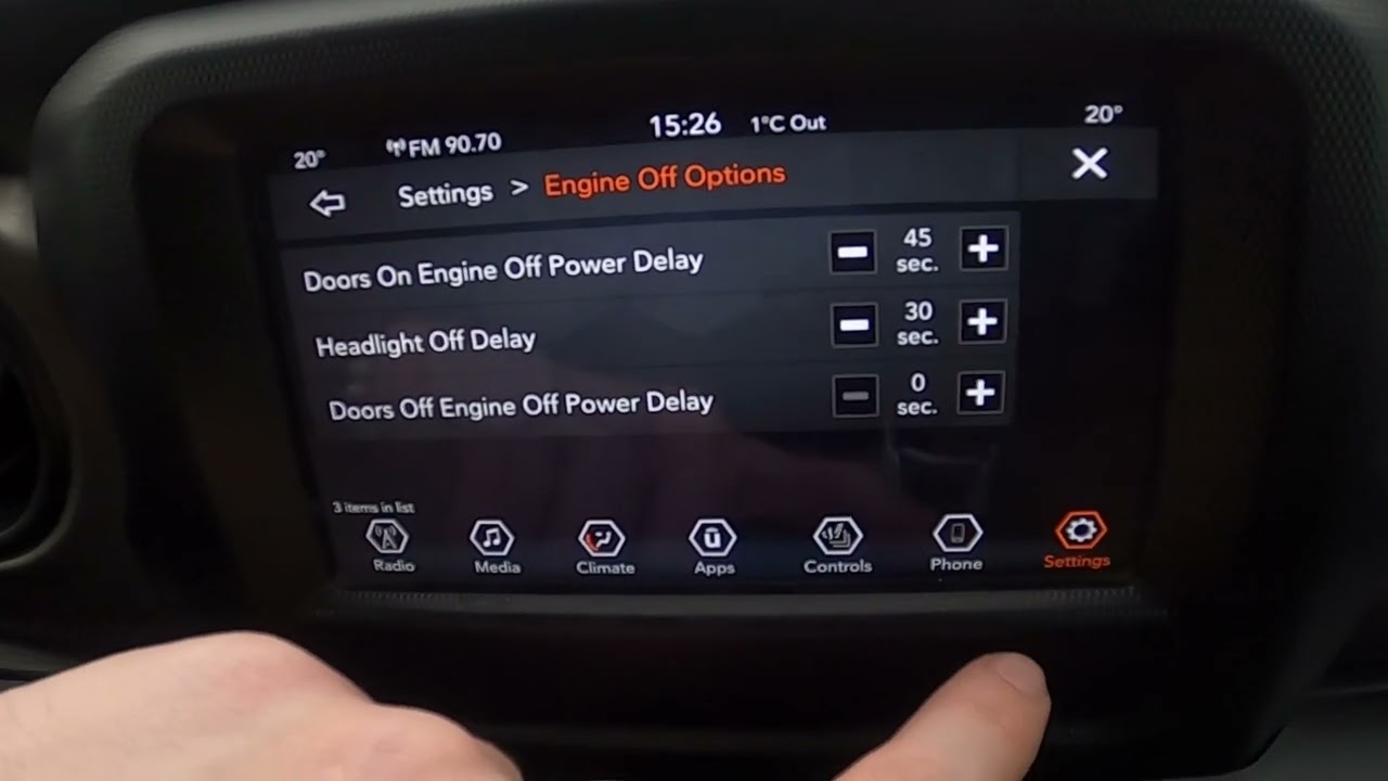 what is engine off power delay