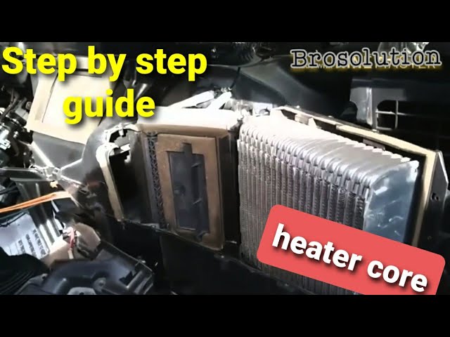how do you replace a heater core in a ford f150