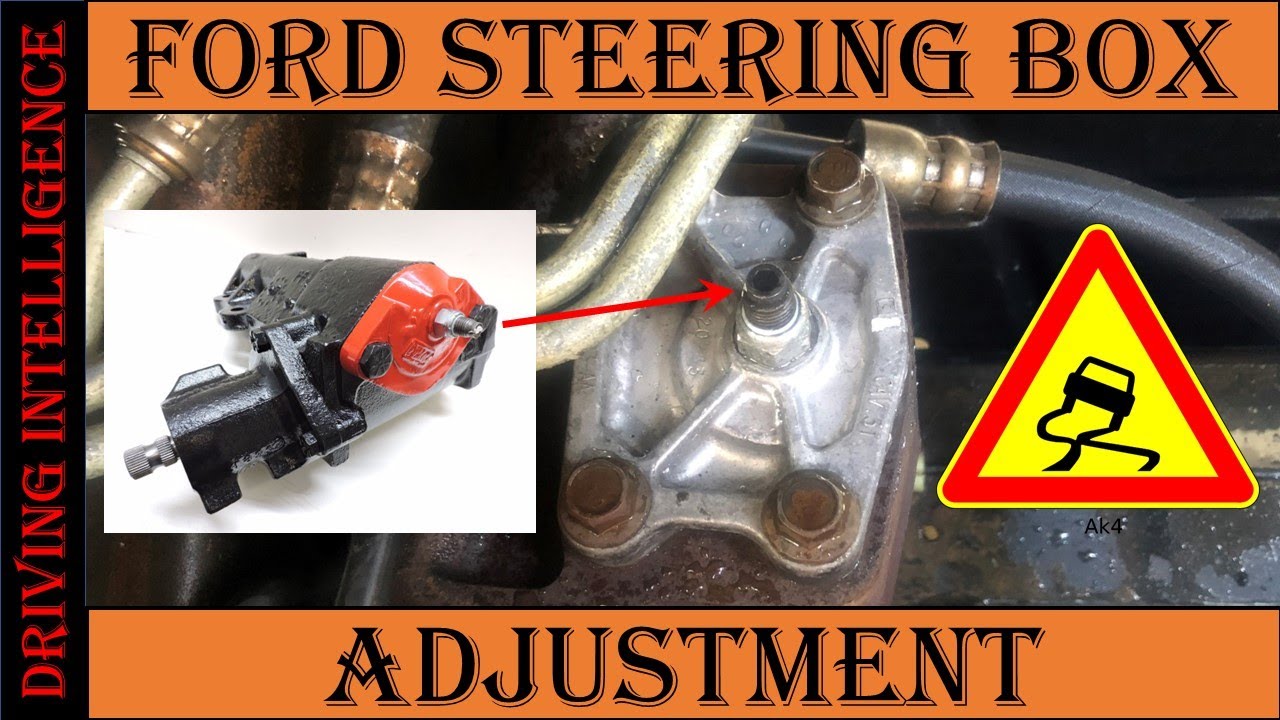 how to adjust steering gear box on ford f150