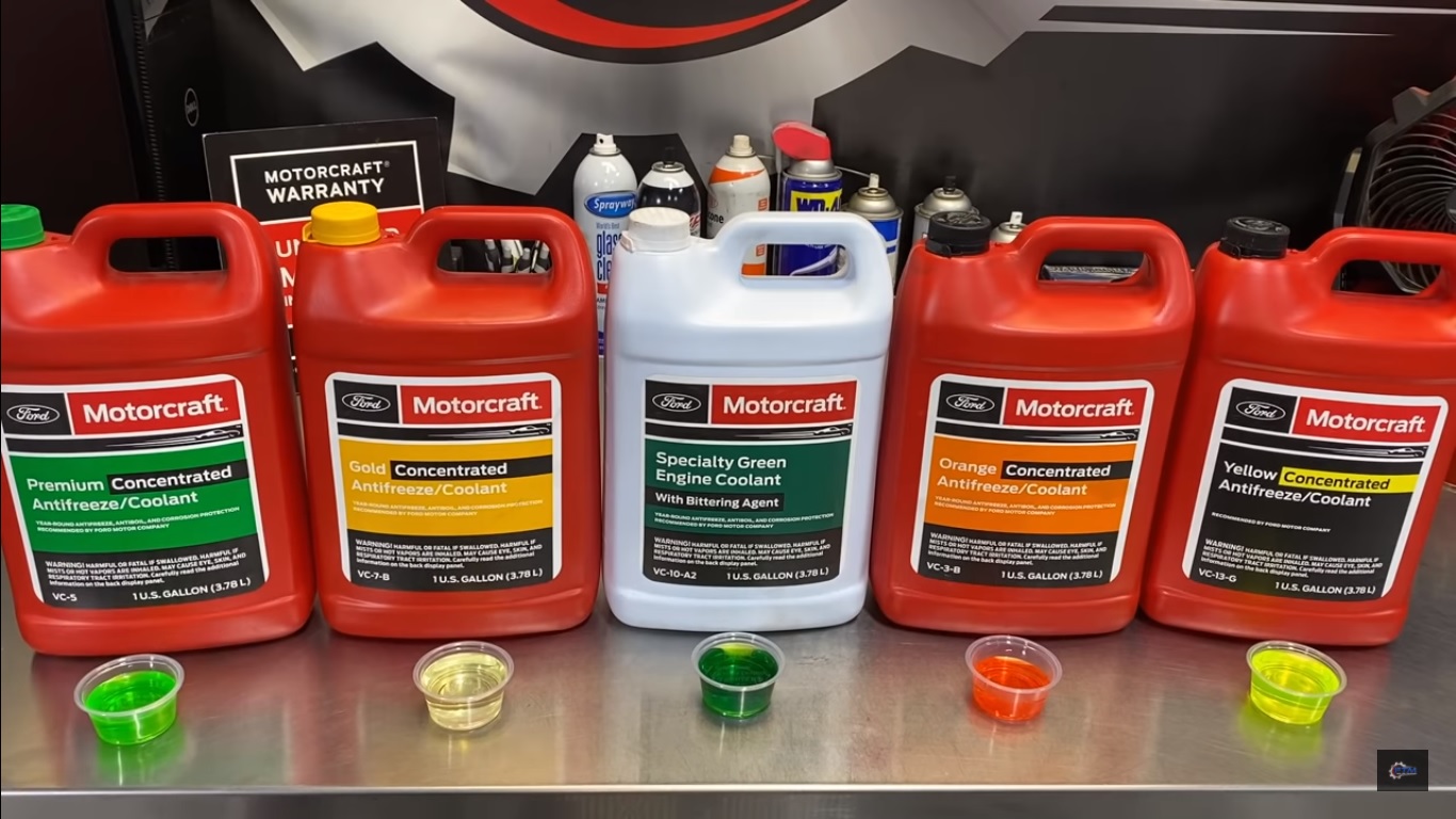 what color antifreeze does a ford f150 use
