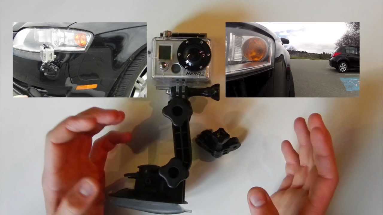 where is the best place to put a gopro on a car